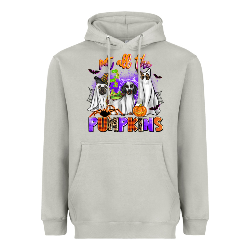 Pet All The Pupkins Heavyweight Hoodie by AdoDesignShop | Teevron