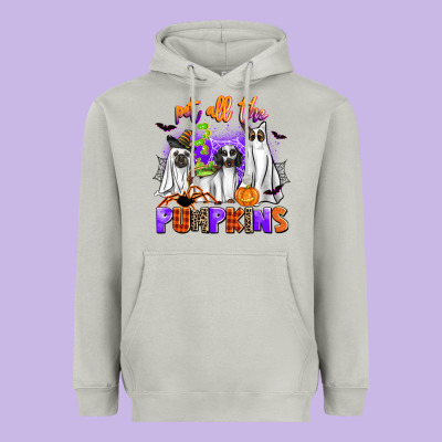 Pet All The Pupkins Heavyweight Hoodie Designed By Adodesignshop