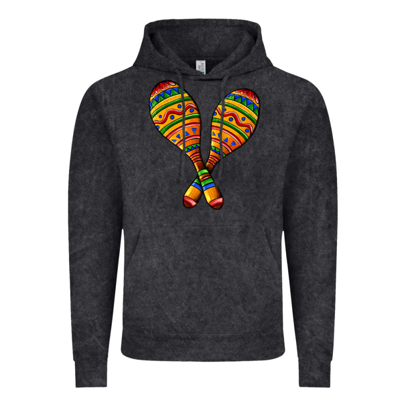 Mexican Maracas Vintage Hoodie by AdoDesignShop | Teevron