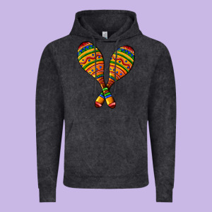 Mexican Maracas Vintage Hoodie Designed By Adodesignshop