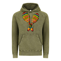 Vintage Olive mexican maracas Vintage Hoodie - AdoDesignShop