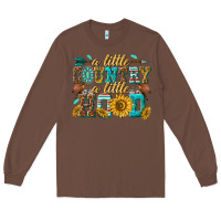 Chestnut a little country a little hood Long Sleeve Tee - texasbilliewilder