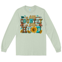 Matcha a little country a little hood Long Sleeve Tee - texasbilliewilder