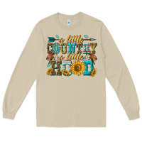 Mushroom a little country a little hood Long Sleeve Tee - texasbilliewilder