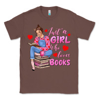 Chestnut just a girl who loves books Classic Tee - texasbilliewilder