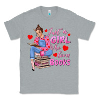 Heather Grey just a girl who loves books Classic Tee - texasbilliewilder
