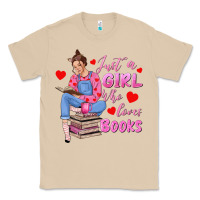 Mushroom just a girl who loves books Classic Tee - texasbilliewilder