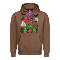 Chestnut sweet and spooky Zipper Hoodie - Zillion Design Studio