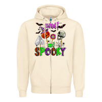 Sandshell sweet and spooky Zipper Hoodie - Zillion Design Studio