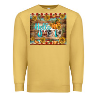 Antique Gold hello pumpkin tumbler Premium Sweatshirt - BundleAndBundleShop