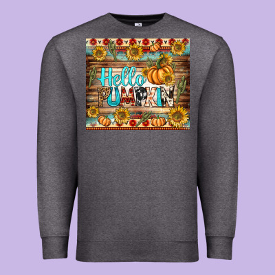 Hello Pumpkin Tumbler Premium Sweatshirt Designed By Bundleandbundleshop