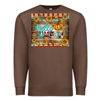 Chestnut hello pumpkin tumbler Premium Sweatshirt - BundleAndBundleShop