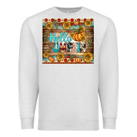 Oatmeal Heather hello pumpkin tumbler Premium Sweatshirt - BundleAndBundleShop