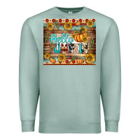 Seafoam hello pumpkin tumbler Premium Sweatshirt - BundleAndBundleShop