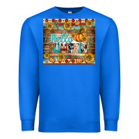 True Royal hello pumpkin tumbler Premium Sweatshirt - BundleAndBundleShop