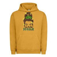 Pigment Peanut Butter one lucky mama Urban Hoodie - MaliasSmallBusiness
