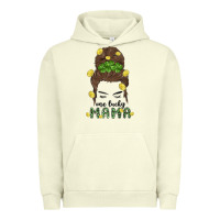 Pigment Pistachio one lucky mama Urban Hoodie - MaliasSmallBusiness