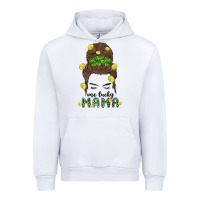 White one lucky mama Urban Hoodie - MaliasSmallBusiness