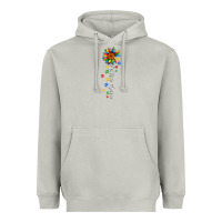 Moon Dust autism mama sunflower white Heavyweight Hoodie - JahusDesignShop
