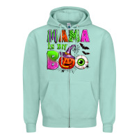 Seafoam mama is my boo Zipper Hoodie - Zillion Design Studio