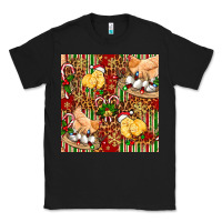 Black christmas chicken Classic Tee - FaDigitalArtStudio