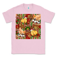 Bubblegum Pink christmas chicken Classic Tee - FaDigitalArtStudio