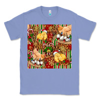 Colony Blue christmas chicken Classic Tee - FaDigitalArtStudio