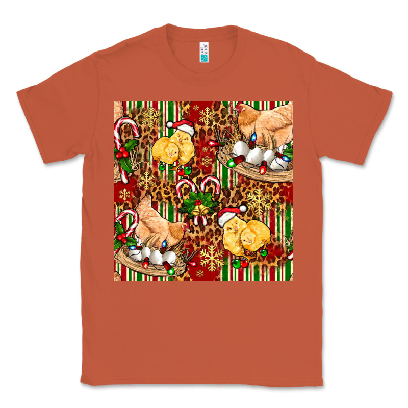 Christmas Chicken Classic Tee by FaDigitalArtStudio | Teevron