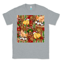 Heather Grey christmas chicken Classic Tee - FaDigitalArtStudio