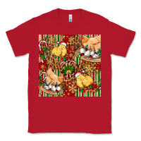 Red christmas chicken Classic Tee - FaDigitalArtStudio