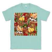 Seafoam christmas chicken Classic Tee - FaDigitalArtStudio