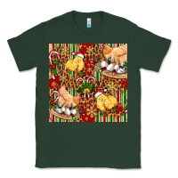 Sports Green christmas chicken Classic Tee - FaDigitalArtStudio