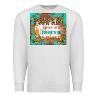 Oatmeal Heather pumpkin spice and everything nice Premium Sweatshirt - BundleAndBundleShop