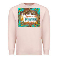 Pale Pink pumpkin spice and everything nice Premium Sweatshirt - BundleAndBundleShop
