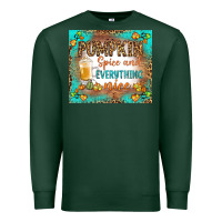 Sports Green pumpkin spice and everything nice Premium Sweatshirt - BundleAndBundleShop