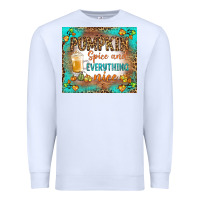 White pumpkin spice and everything nice Premium Sweatshirt - BundleAndBundleShop