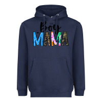 Navy boy mama white Heavyweight Hoodie - JahusDesignShop