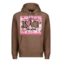 Chestnut love like jesus Premium Hoodie - MaliasSmallBusiness