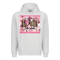 Dove Grey love like jesus Premium Hoodie - MaliasSmallBusiness