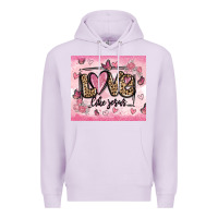 Lilac love like jesus Premium Hoodie - MaliasSmallBusiness