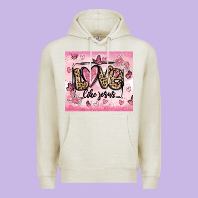 Love Like Jesus Premium Hoodie Designed By Maliassmallbusiness