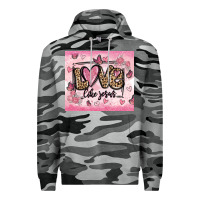 Slate Camo love like jesus Premium Hoodie - MaliasSmallBusiness