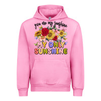 Fuchsia Pink you are my sunshine my only sunshine Urban Hoodie - MaliasSmallBusiness