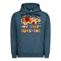 Pigment Midnight Navy you are my sunshine my only sunshine Urban Hoodie - MaliasSmallBusiness