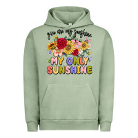 Pigment Oil Green you are my sunshine my only sunshine Urban Hoodie - MaliasSmallBusiness