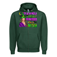 Sports Green in a world full of princesses be a witch Zipper Hoodie - Zillion Design Studio