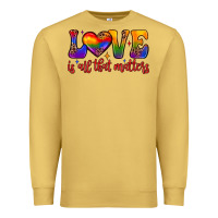 Antique Gold love is all that matters Premium Sweatshirt - JahusDesignShop
