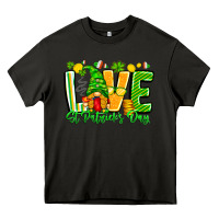 Asphalt love st patricks day Heavy Core Tee - CowhideDigitalArt