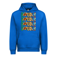 Cobalt Gobble till you wobble Thanksgiving turkey Urban Hoodie - NancyCooperArtShop