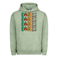 Pigment Oil Green Gobble till you wobble Thanksgiving turkey Urban Hoodie - NancyCooperArtShop